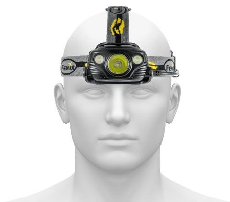 Latarka czołowa Fenix HP30R czarna