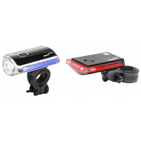 Zestaw lamp rowerowych przód tył Mactronic GALAXY