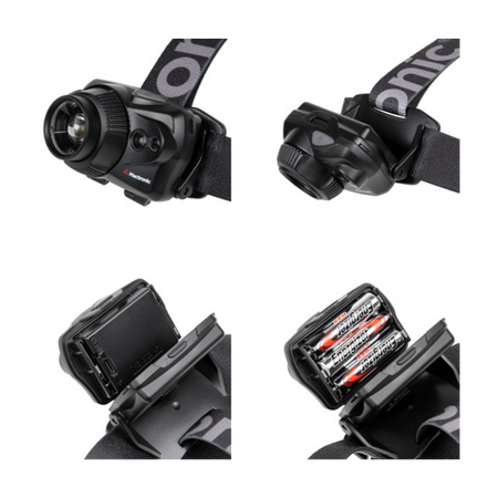 Latarka czołowa Mactronic Maverick z funkcją Focus i sensorem ruchu