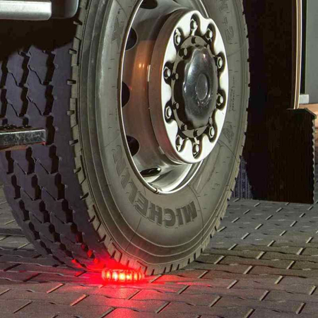 Dysk sygnalizacyjny Mactronic żółty z ładowarką