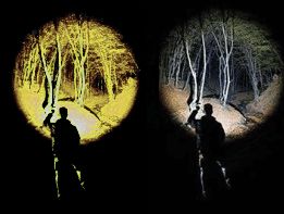 Latarka czołowa ciepłe światło Mactronic SUNSCAN 5.3.