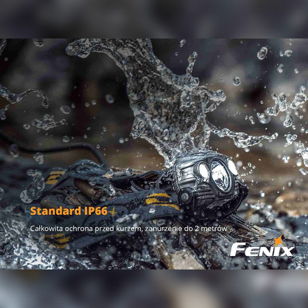 Latarka czołowa Fenix HP30R czarna