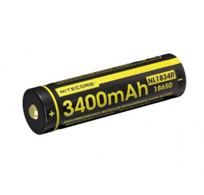 Akumulator Nitecore 18650 Micro USB NL1834R 3400mAh